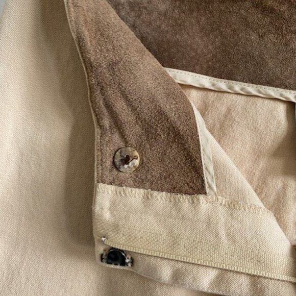 VINTAGE LILLY PULITZER Tan Khaki Stretch Pants Sz 2 - Picture 6 of 11